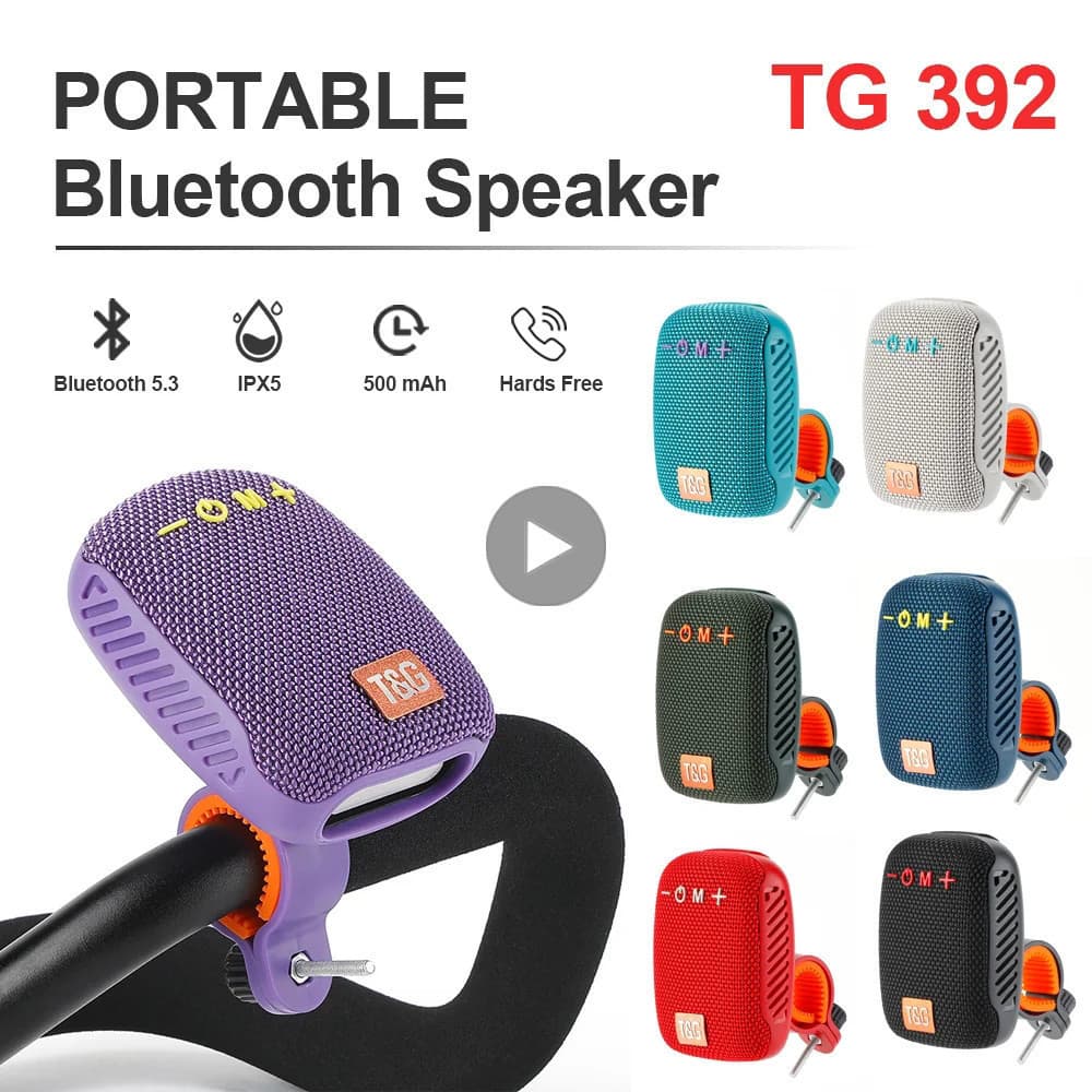 Bicicleta Ciclismo Motocicleta Equitação Carro Ao Ar Livre Sem Fio Bluetooth Alto-Falante Rádio Portátil FM Mini Subwoof