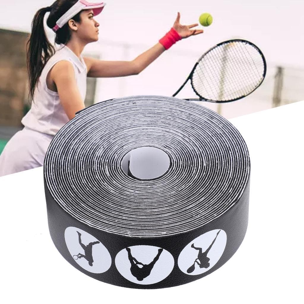 Tomvorks raquete de tênis scratch guard fita protetora quadro adesivo do plutônio para jogadores (branco)