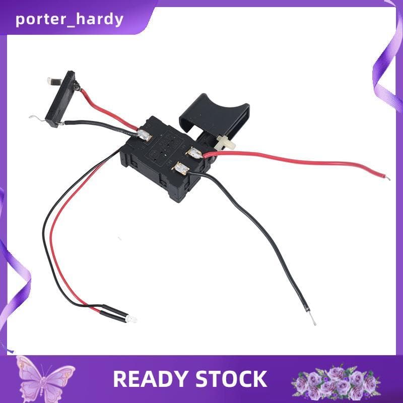 DC 7.2 V-24 16A Interruptor De Controle De Furadeira Elétrica Gatilho Sem Fio Com Luz Pequena Para Ferramenta