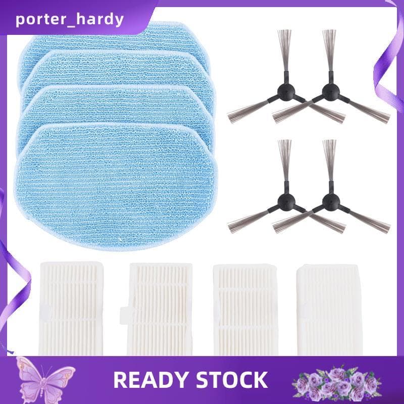 Para Vcr04W Escova Lateral Filtro Hepa Panos Mop Pano Robô Aspirador De Pó Acessórios Substituição
