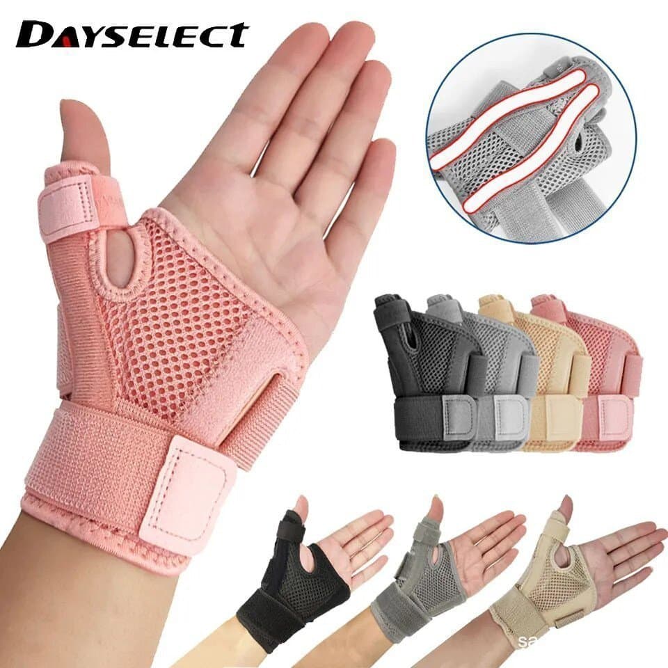 DAYSELECT 1Pcs Suporte Flexível De Punho Tala Para Tendinite Artrite Protetor De Polegar Respirável