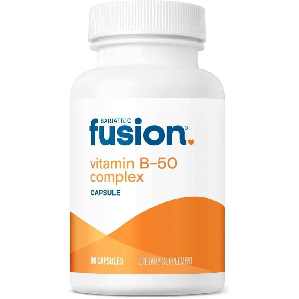 Complexo de Vitaminas B-50 Bariatric Fusion |   Vitaminas do Complexo B Veganas para Mulheres e Homens |   Cápsula de Co