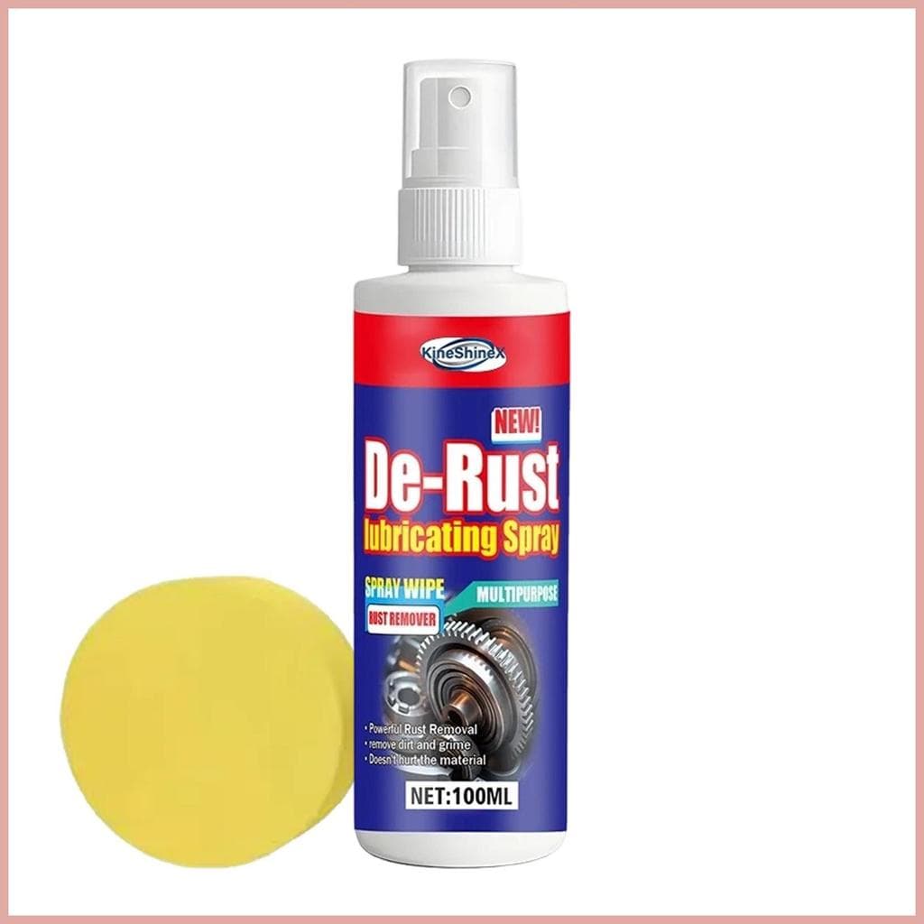 Removedor De Ferrugem Spray Multiuso Polimento Limpeza Revestimento Limpador 100ml Carro Cromo Metal Zero Borracha Para
