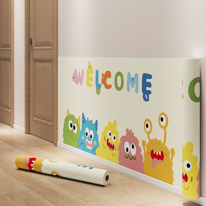 [Estoque pronto] Papel de parede brilhante autoadesivo decoração de parede de quarto papel de parede adesivo de parede d