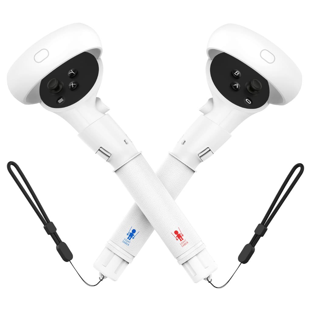 Conjunto de 4 seções adequado para Oculus quest 2 alça de extensão acessórios de jogo de clube de golfe alça de luz