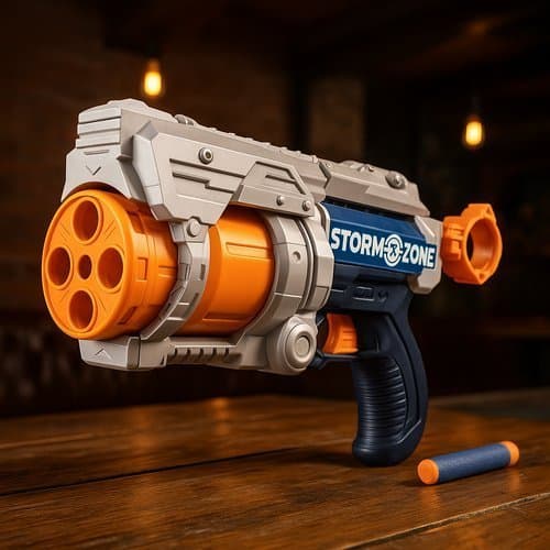 Pistola Brinquedo Lança Dardos 12 Peças Sortidas Divertido Seguro Fácil Manuseio Educativo Criança