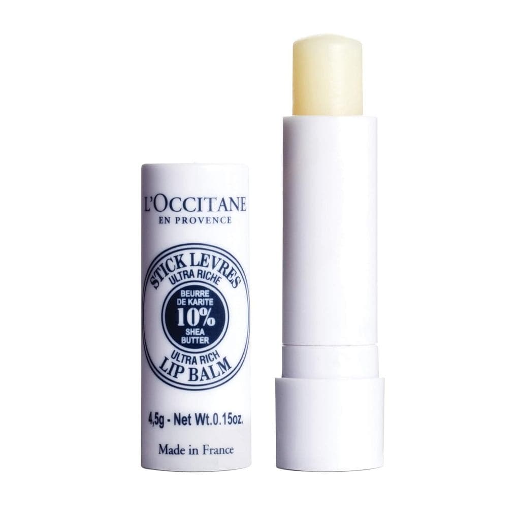 L'OCCITANE Bálsamo Labial Ultra Rico com 10% de Manteiga de Karité Orgânica, hidrata, nutre, repara e suaviza lábios sec