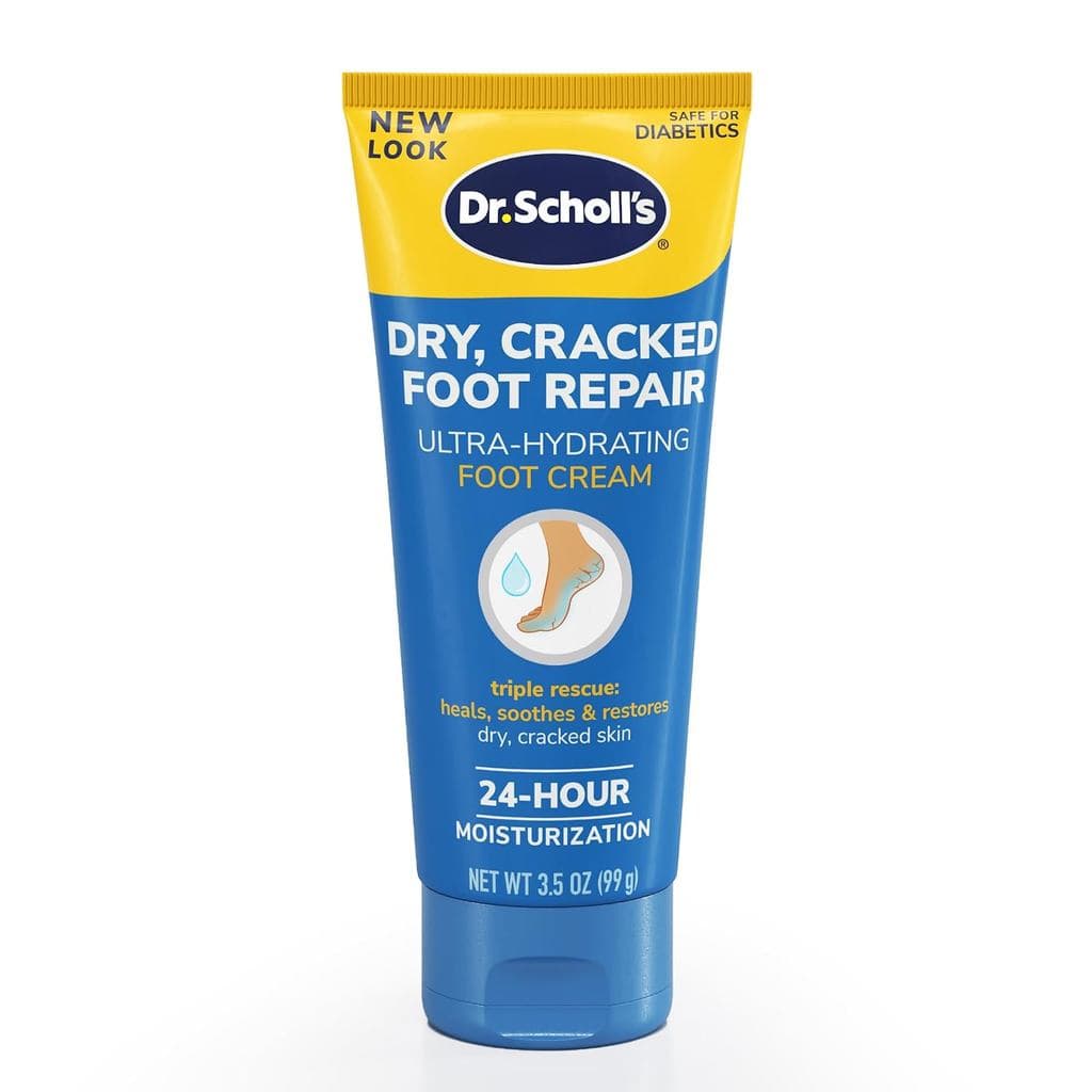 Creme Hidratante Ultra-Hidratante para Pés Secos e Rachados Dr. Scholl's, 3,5 oz, Loção para Cuidados com a Pele dos Pés