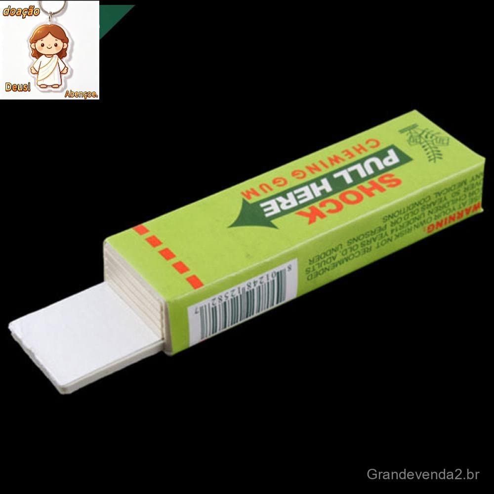 Segurança Brinquedo De Brincadeira De Chiclete Mastigador Choque Elétrico F8R1