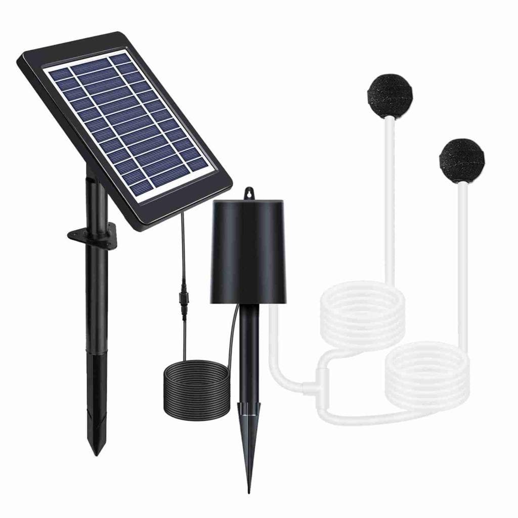 Bomba para lago movida a energia solar Nvstel-br IP65 resistente à água 6V 4W 3 modos de oxigênio para jardim