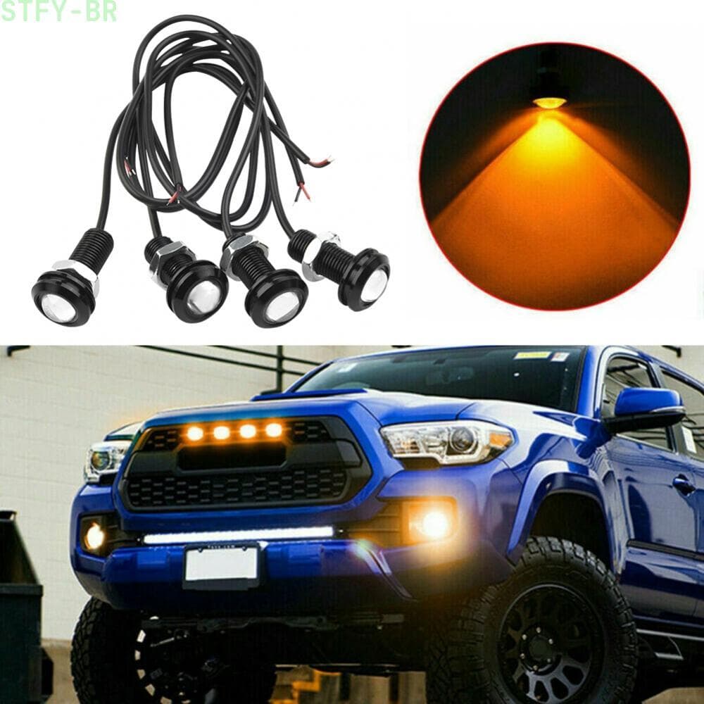 Enhance Your Truck's Appearance with LED Amber Grille Lighting Kit 4pcs（STFY-BR）