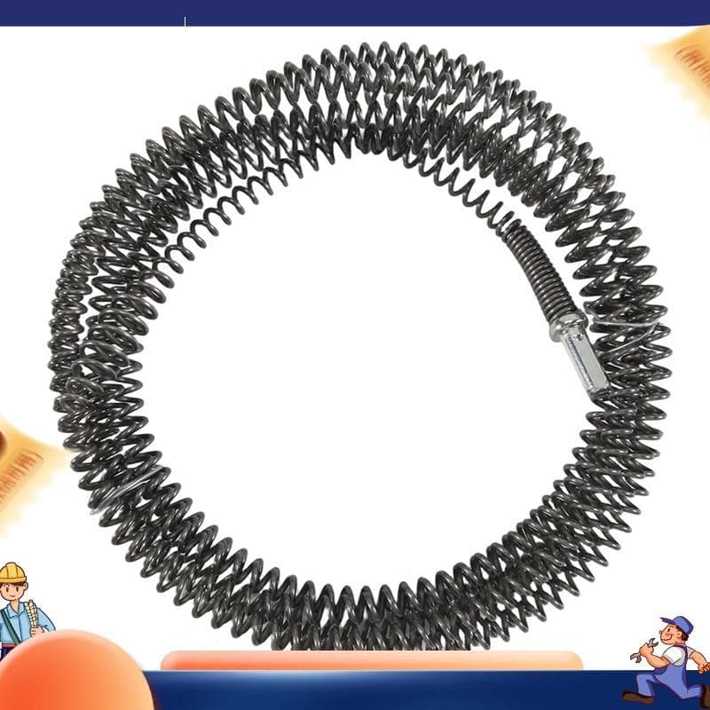 Ypdvictoria8d 5 Metros Broca Elétrica Dreno Dragagem Primavera Pia Tubo Conjunto De Ferramentas De Esgoto Para Cozinha B