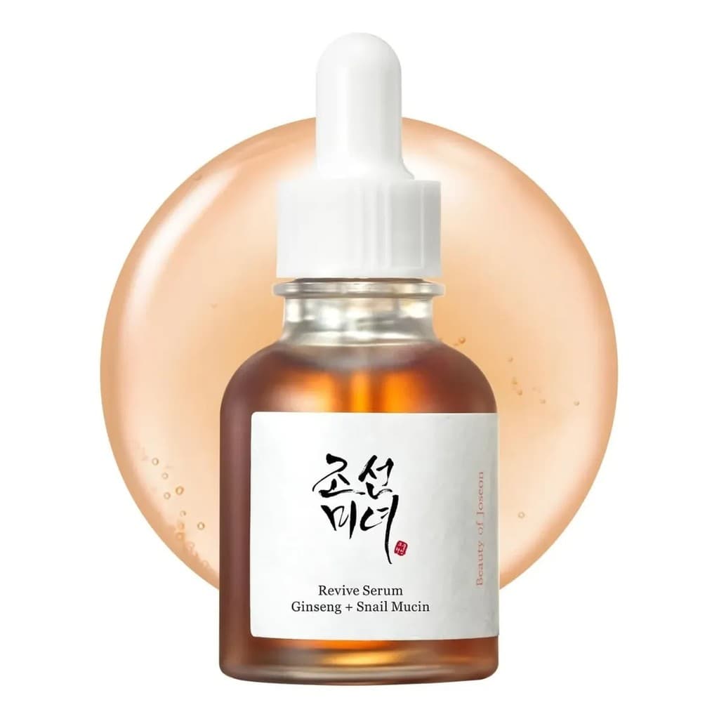 Sérum Facial Beauty Of Joseon Revive Ginseng Snail Mucin 30ml Coreano Anti-idade Clareador Rugas