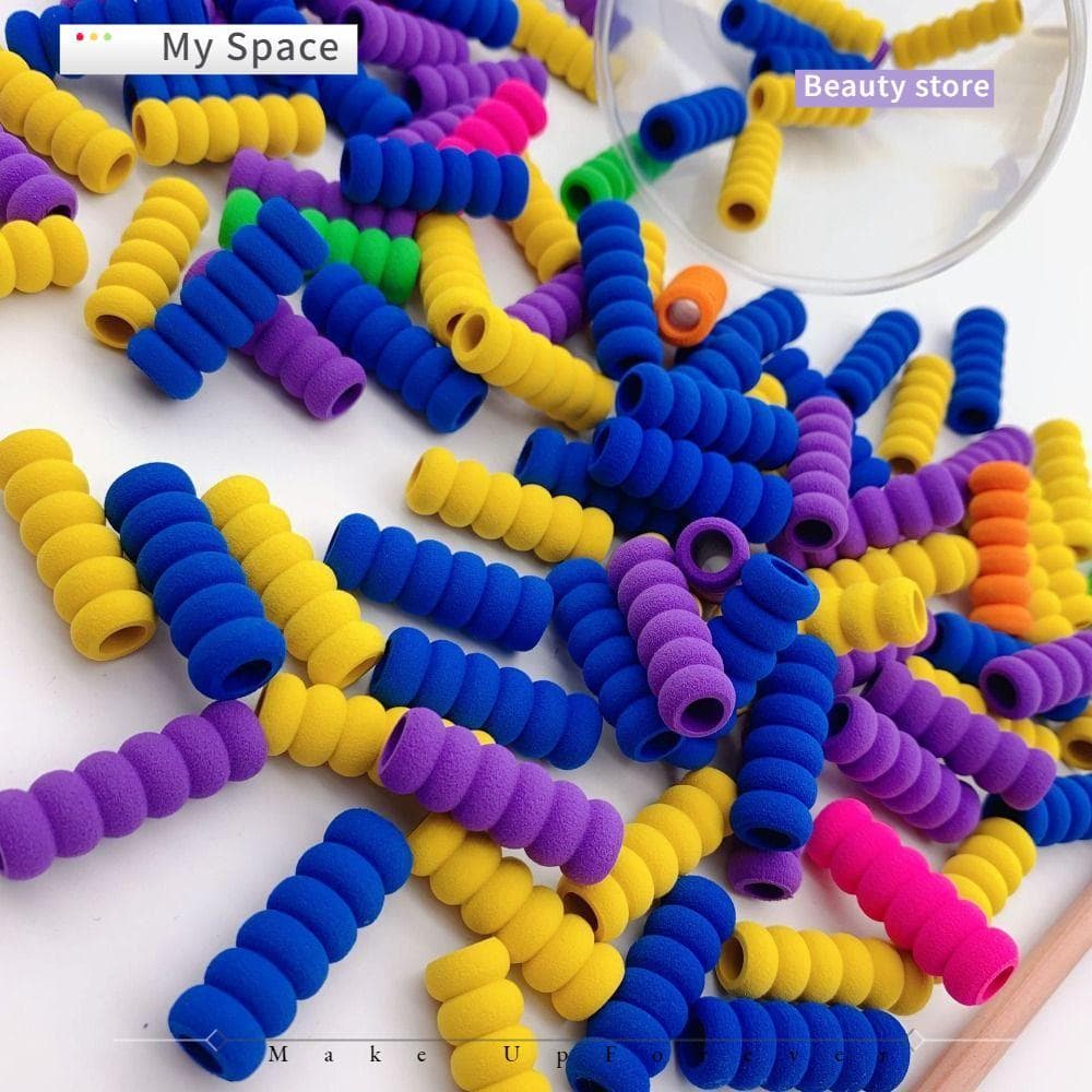 MY 10pcs Pinça De Caneta , Aperto De Auxílio Para Escrita De Esponja De Textura Macia , Estudantes Ergonômicos Antiderra