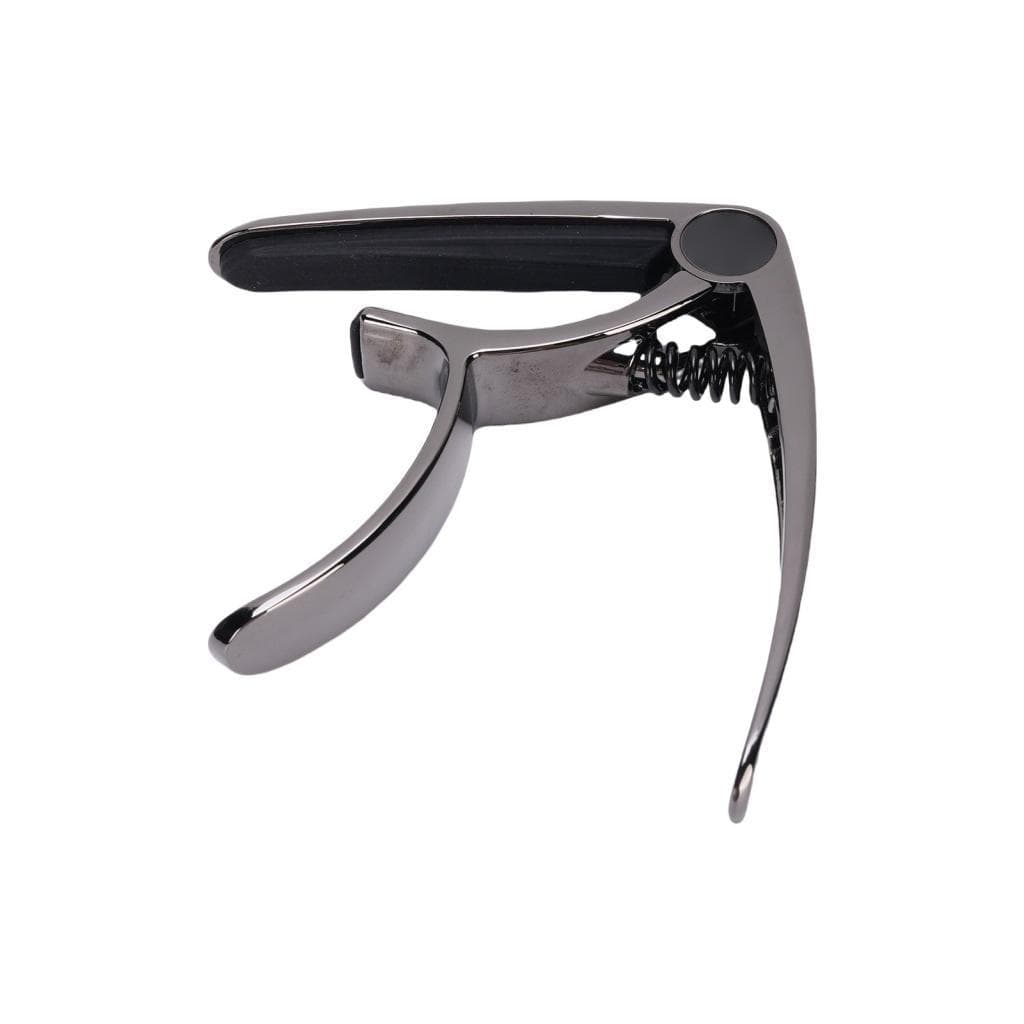 Braçadeira de guitarra de metal Funien com suporte de palheta para guitarras elétricas acústicas Spring Design Capo