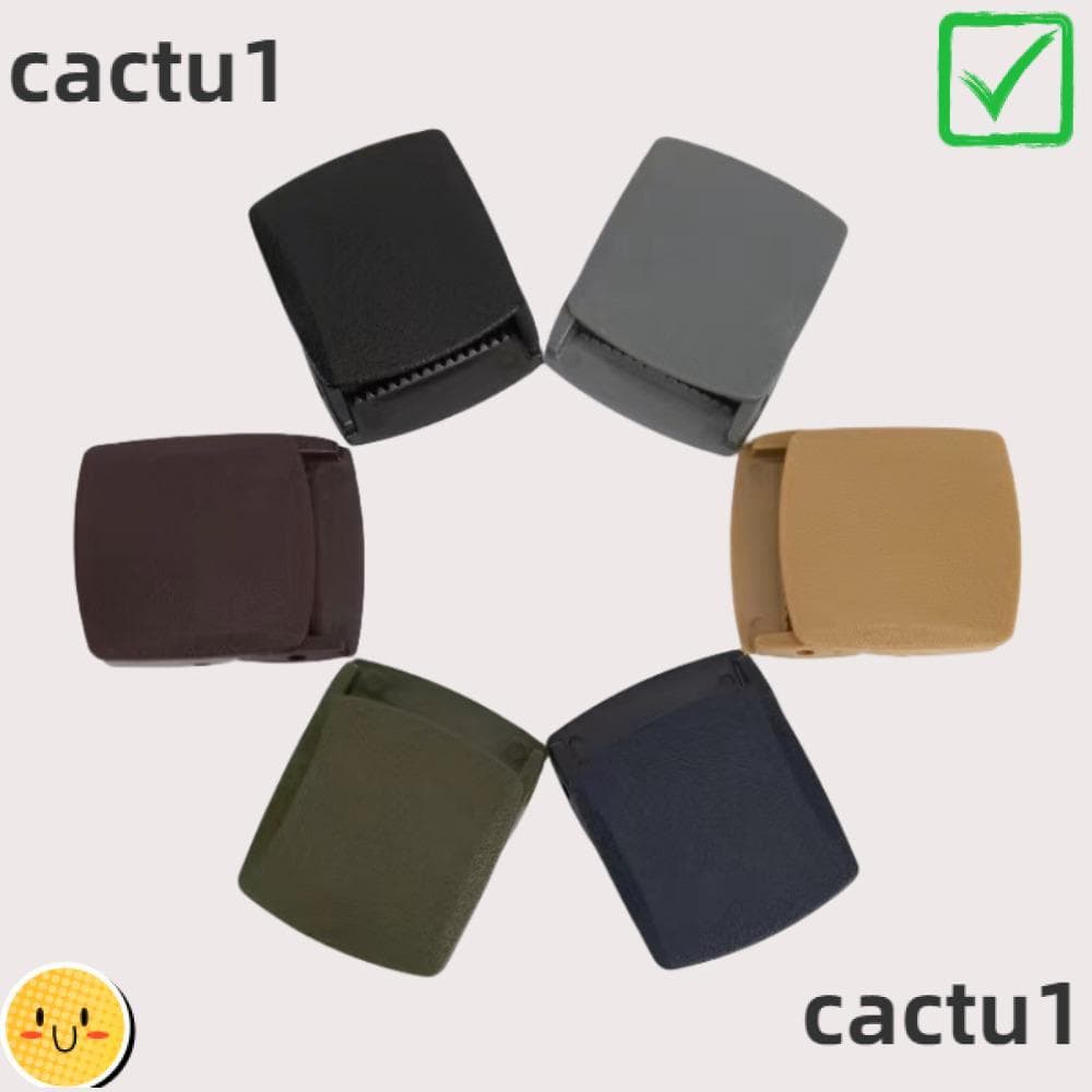 Fivelas Automáticas De Cinto CACTU , Barra Final DIY Artesanal De Aço Plástico , Cabeça De Cintura Automática De Substit