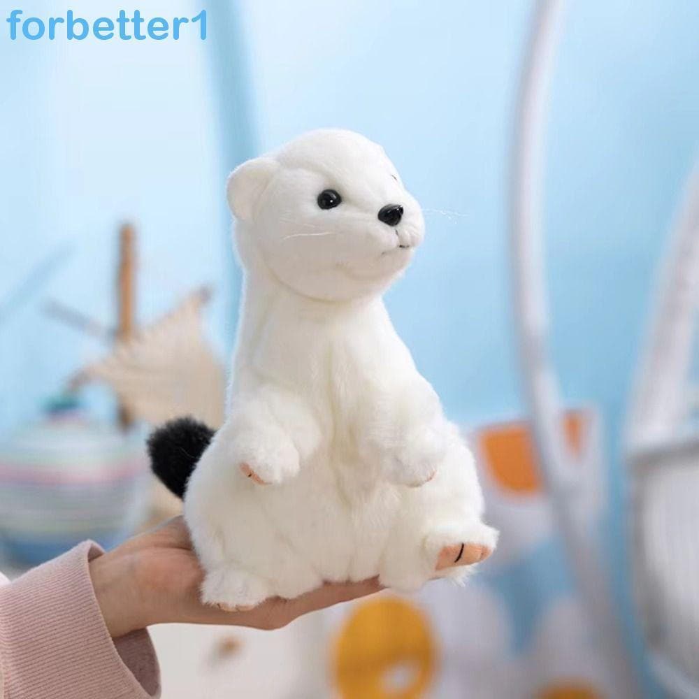 FORBETTER Doninha Rato Brinquedo De Pelúcia , Adorável Dos Desenhos Animados Realista 20CM Animais Furão Boneca