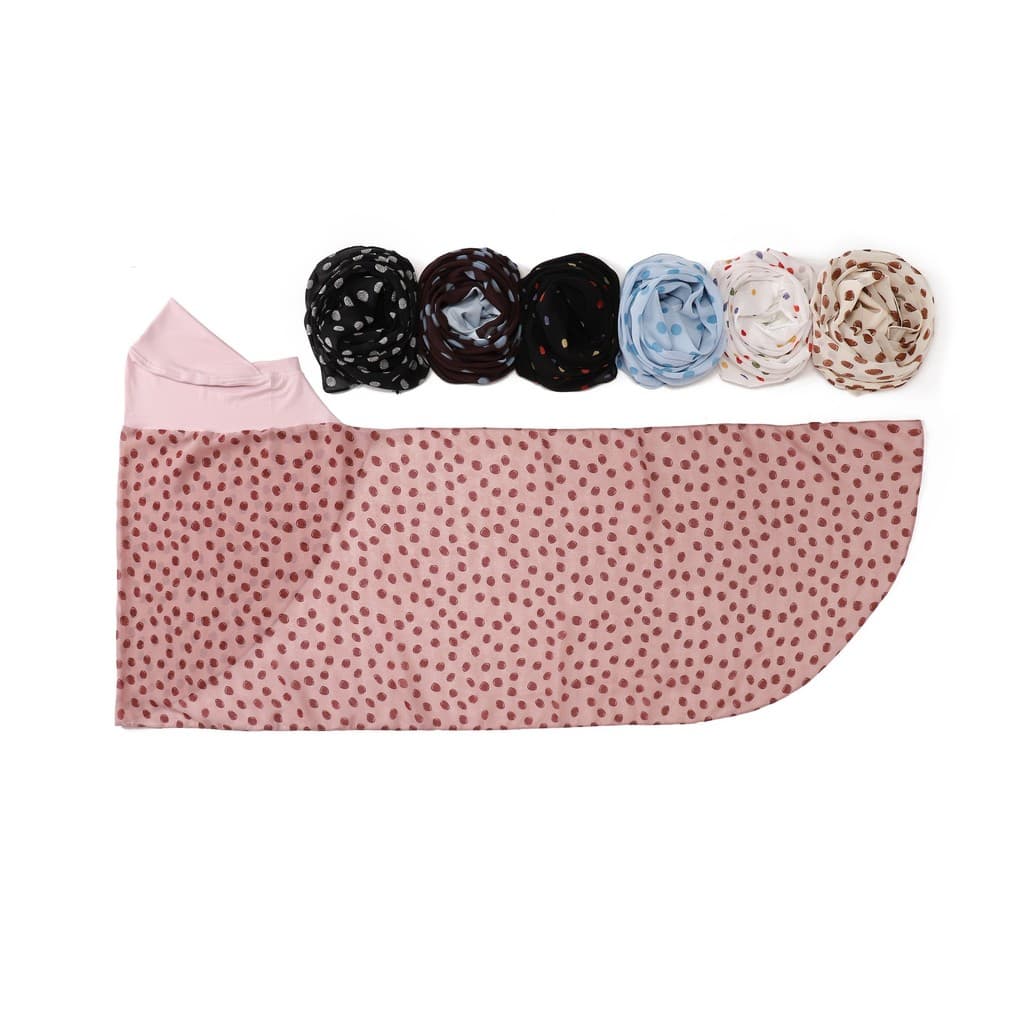 [Estoque pronto] Novo estilo suave multicolorido amor Floral Chiffon cachecol All-Match babador leve pele-amigável respi