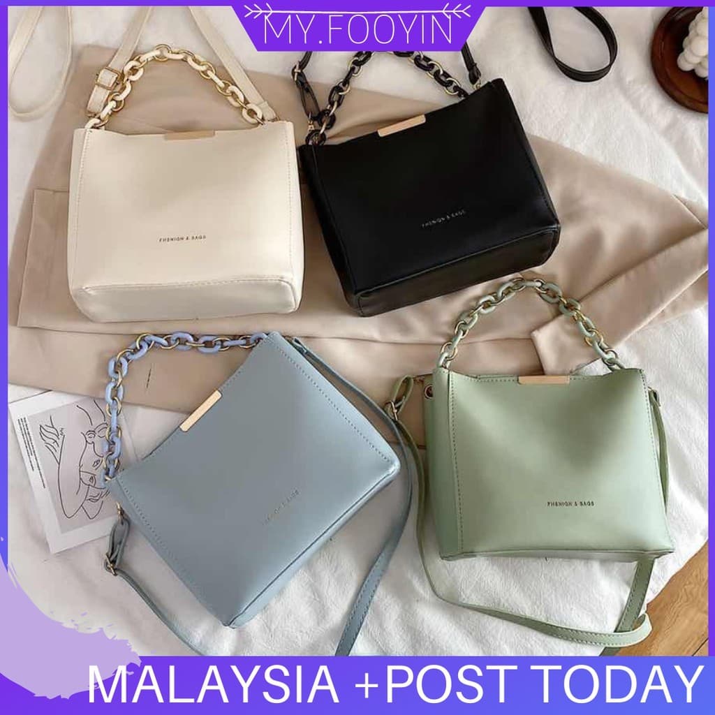 N101 EM ESTOQUE MYFOOYIN bolsa feminina tipo bucket, bolsa de ombro e transversal