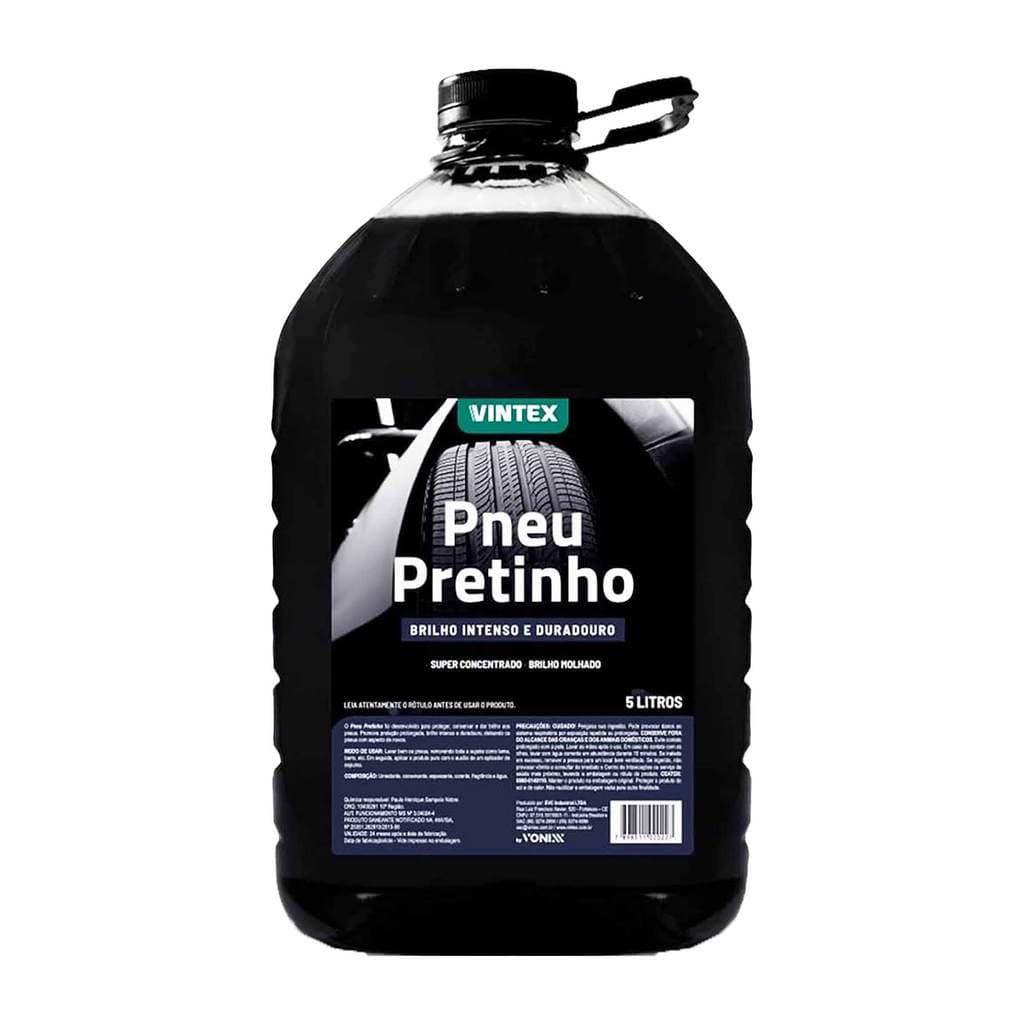 Vonixx Pneu Pretinho 5L – Brilho Duradouro e Acabamento Premium para Pneus Automotivos