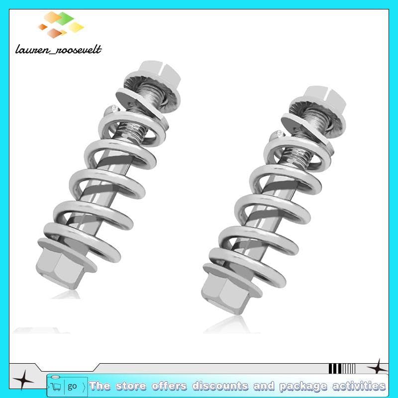 2 Pcs M10x1.25 Kit De Parafusos Do Coletor De Escape Com Molas , Ajuste Universal Para A Maioria Dos Carros , Reduz