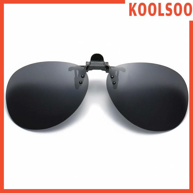 [Koolsoo] Clipe De Óculos De Sol De Segurança Adequado Para Miopia Acessório De Lente Polarizada Dirigir Antirreflexo