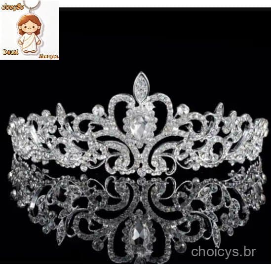Coroa Tiara Para Noiva Debutante Strass Casamento Miss Tiara de Noiva