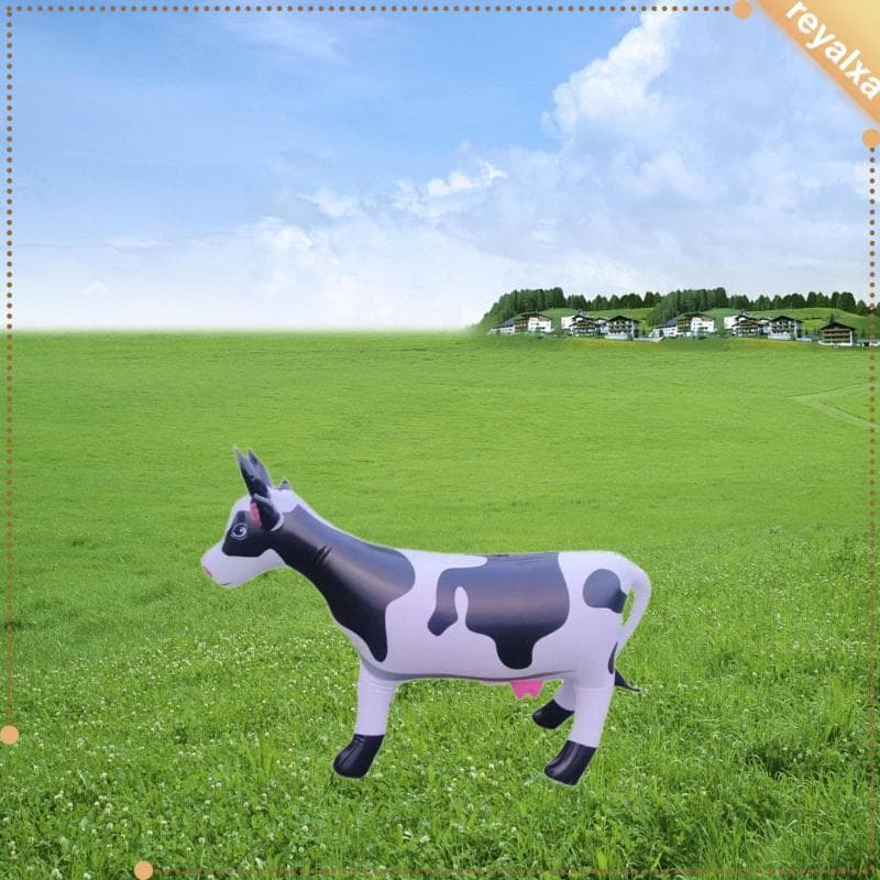 [Reyalxa] Brinquedo Animal Inflável Fofo 90 Cm X 60 , Fácil De Inflar , PVC , De Balão PRIPS Para Presentes De Aniversár