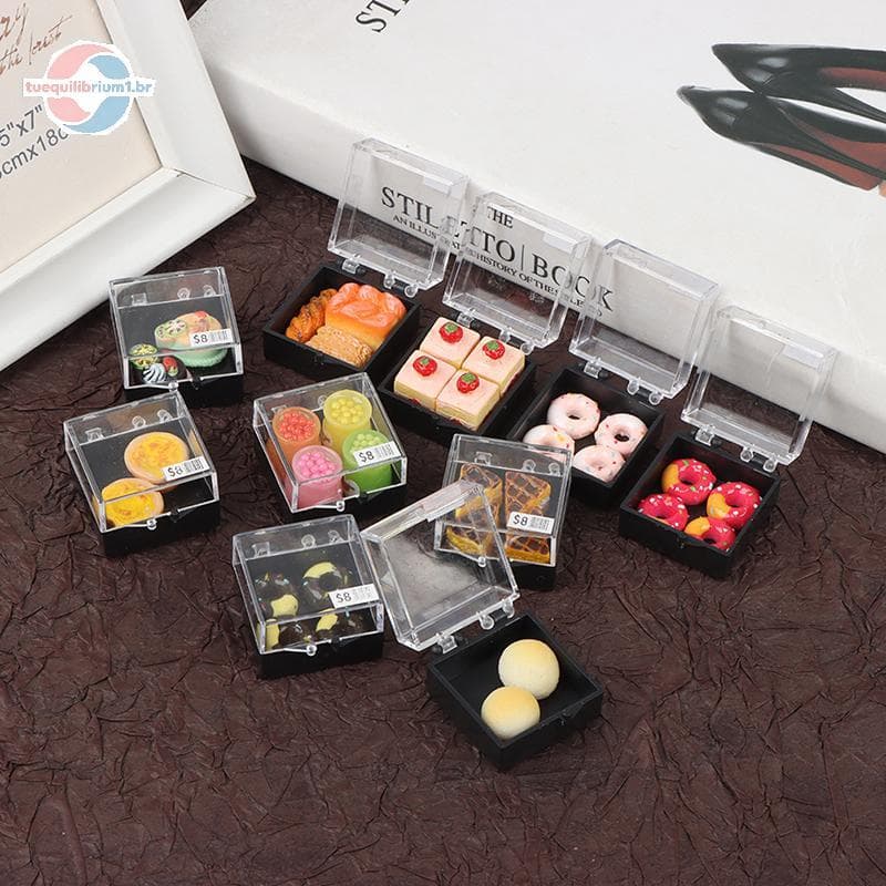 tue 1 : 12 Casa De Bonecas Em Miniatura Sobremesa Bolo Modelo Cena De Comida Acessórios De Decoração BR
