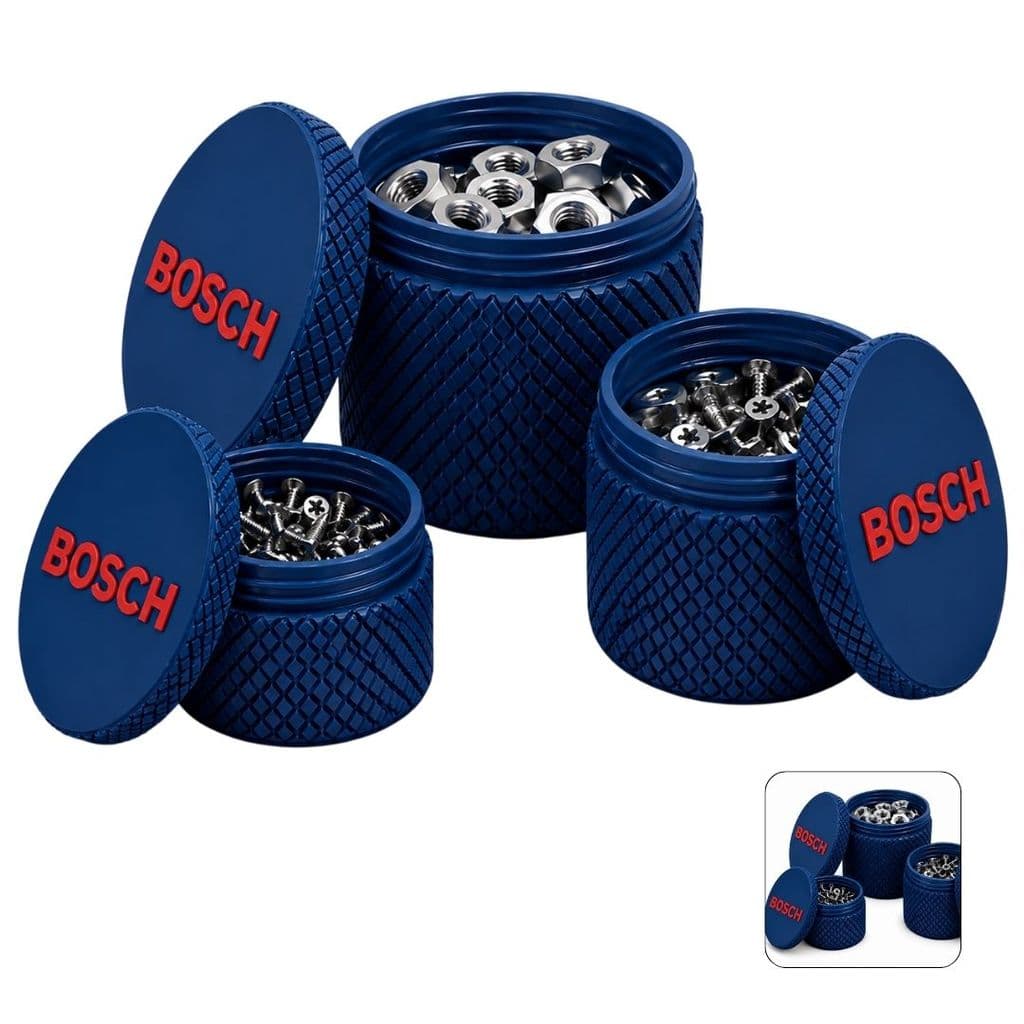Porta Trecos Bosch Organizador Parafusos Tampa Rosca Vedável