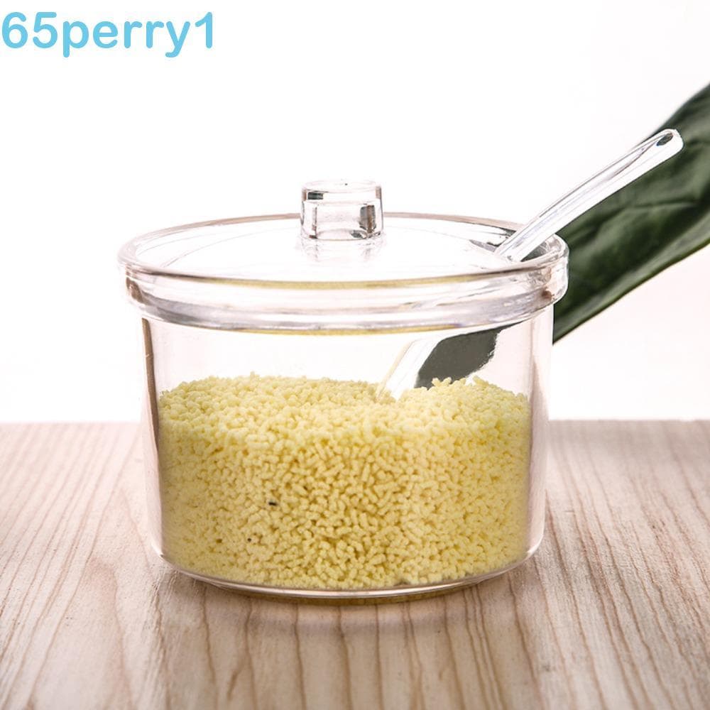 Frasco De Tempero PERRY1 , Açucareiro Acrílico Transparente Anti-Queda , Recipiente De Condimento Visível