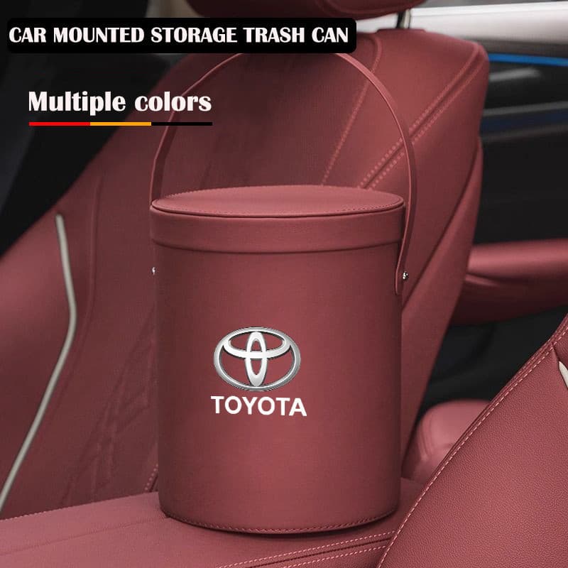 Lixeira para Carro, Organizador de Lixo para Interior de Automóvel, Recipiente à Prova d'Água, Adequado para Toyota Camr