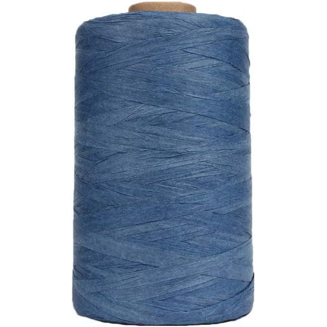 316 Jardas Rayon Ráfia Fio De Papel Crochê Azul Marinho Fita Malha Verão Chapéu De Sol Saco De Praia Artesanato Decoraçã