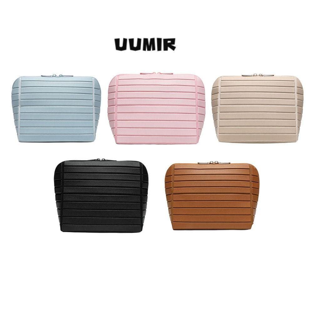 UUMIR Bolsa De Maquiagem Para Viagem , Cosmética De Grande Capacidade Com 27 Bolsos , Divisórias Ajustáveis Da Moda Higi