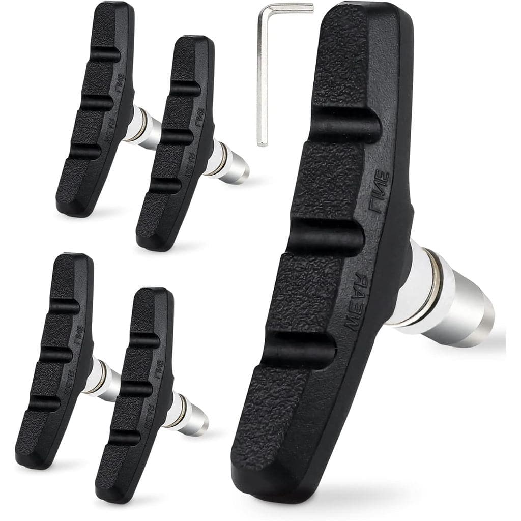Conjunto de 2 Pares de Pastilhas de Freio para Bicicleta - Pastilhas de Freio V-Brake de 70mm para Bicicletas de Montanh
