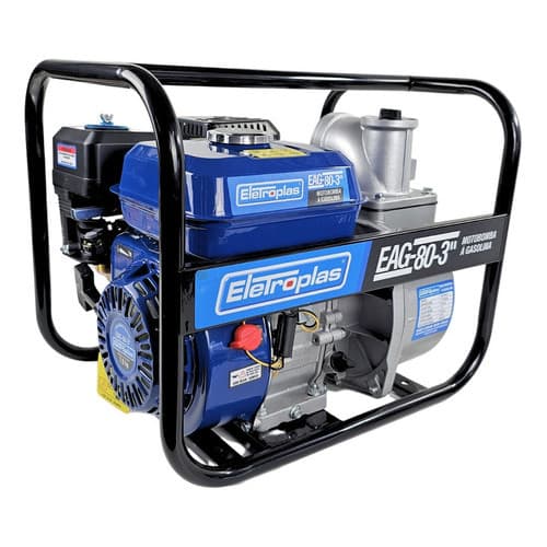 Motobomba Autoescorvante Eletroplas Alta Vazão 7hp EAG-80 3"