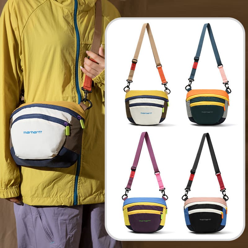 Bolsa de peito para esportes ao ar livre Bolsa de ombro resistente a arranhões Bolsa de cintura mensageiro Casal Mesmo e