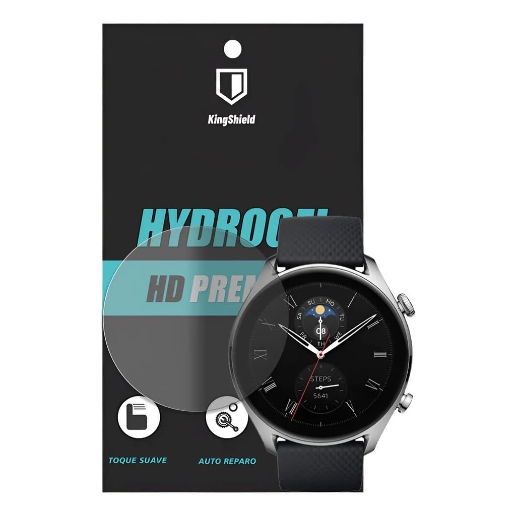 Protetor De Tela Para Smartwatch Kingshield Amazfit Gtr 4 New Fosca 3.632cm - X3 Unidades