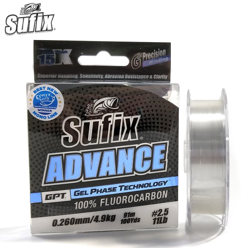 SUFIX SUFIX ADVANCE FC Pioneer Linha de Carbono Linha de Carbono 91m Isca Leading Rock Fishing Sea Fishing Mullet