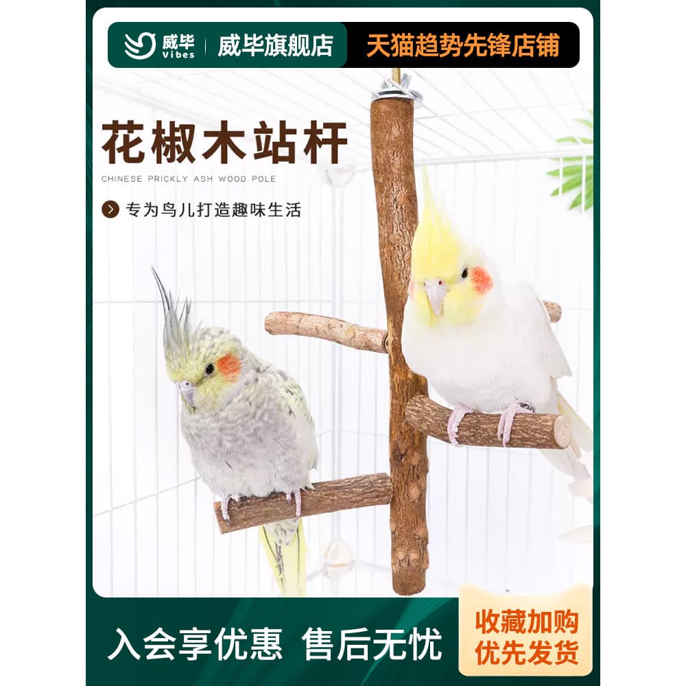 Weibi Sichuan Pimenta Pólo de Madeira Xuanfeng Pele de Tigre Peônia Papagaio Starling Vara de Pé Garra de Pé Vara de Moa