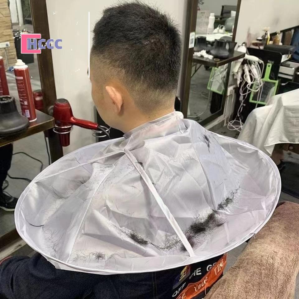Hcc Capa De Corte De Cabelo Antiaderente Profissional , 60cm , À Prova D'água , Ajustável , Design De Pescoço Para Salão
