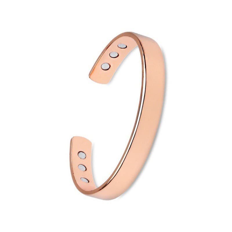 Pulseira Rose Gold Ajustável Cobre Puro Elegante Joia Presente Feminino