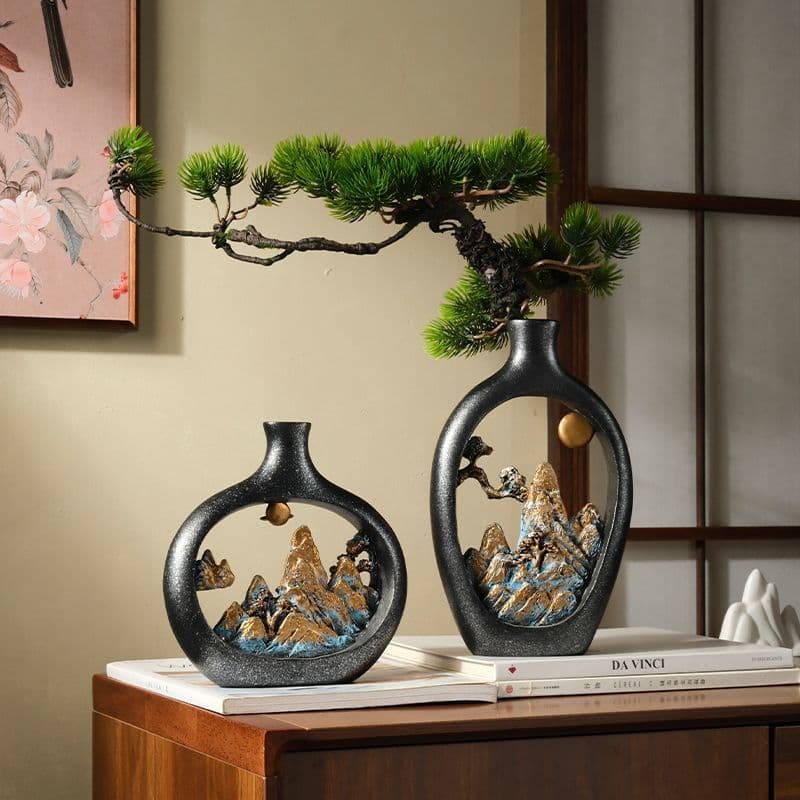vaso decorativo decoração sala luxo vaso elegante vaso centro de mesa enfeites para casa decoração sala decoração rack