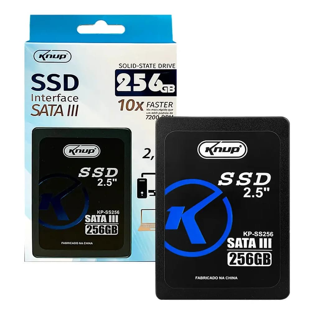 Knup Knup Ssd Kp-ss256 256 Gb Preto