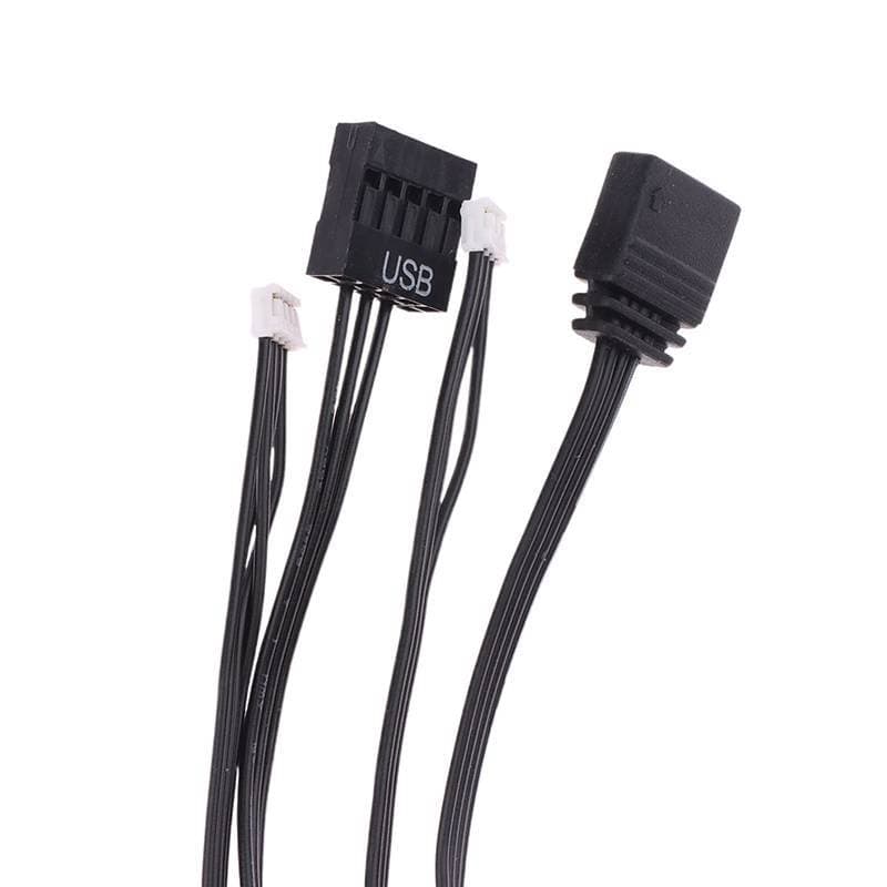 qo 2 PCS Novo Ryzen Wraith Prism Max Ventilador RGB Light Placa-Mãe Cabo De Sincronização De Controle br