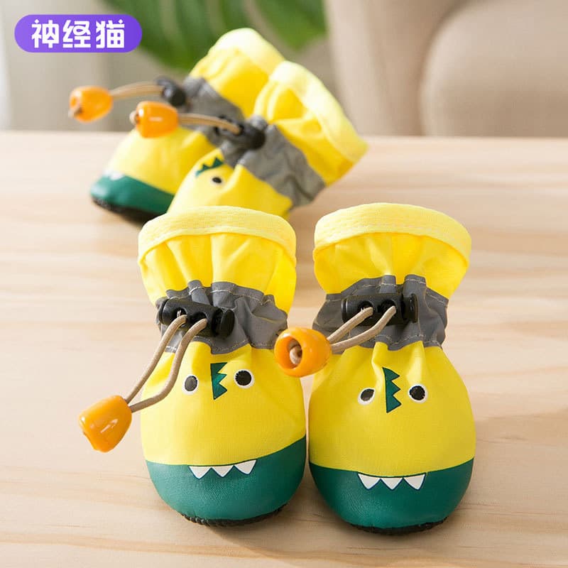 Crocodilo Kitty Sapatos de sola macia Outing Anti-Drop Teddy Pet Pequeno Filhote de Cachorro Pé Capa Sapatos