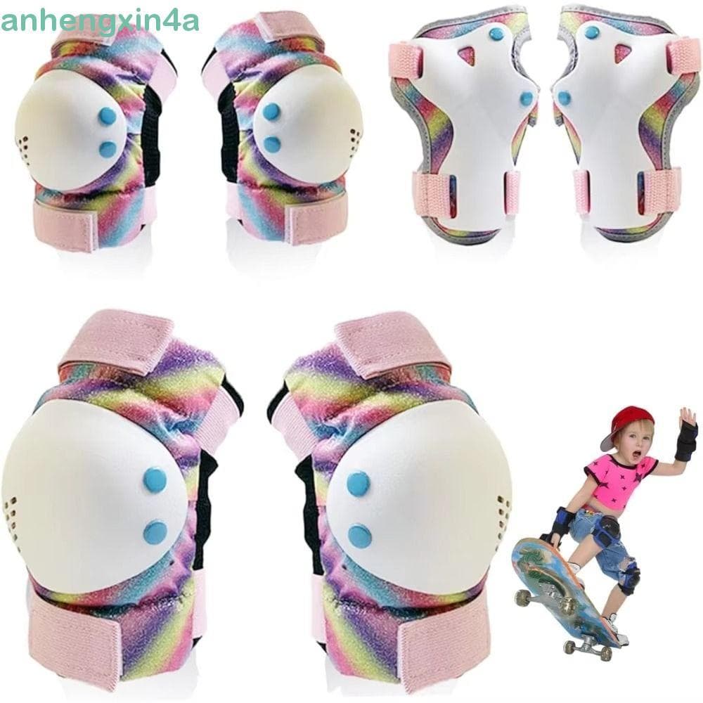 Equipamento De Proteção Infantil ANHENGXIN , Cotoveleiras De Scooter De Rolo Espessadas Ajustáveis , Confortáveis