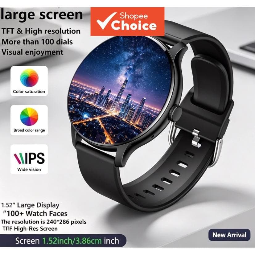 Smartwatch 2026 GT3, AMOLED, Chamada, Esporte, Lançamento