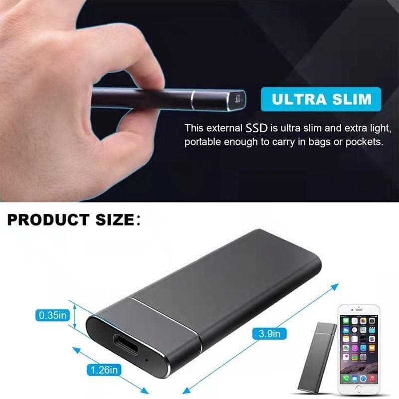 HD Externos SSD  8TB/16TB/30TB  USB3.0 Externo Hard Drive 4TB  Portable Solid State Drive 1TB/2TB HDD