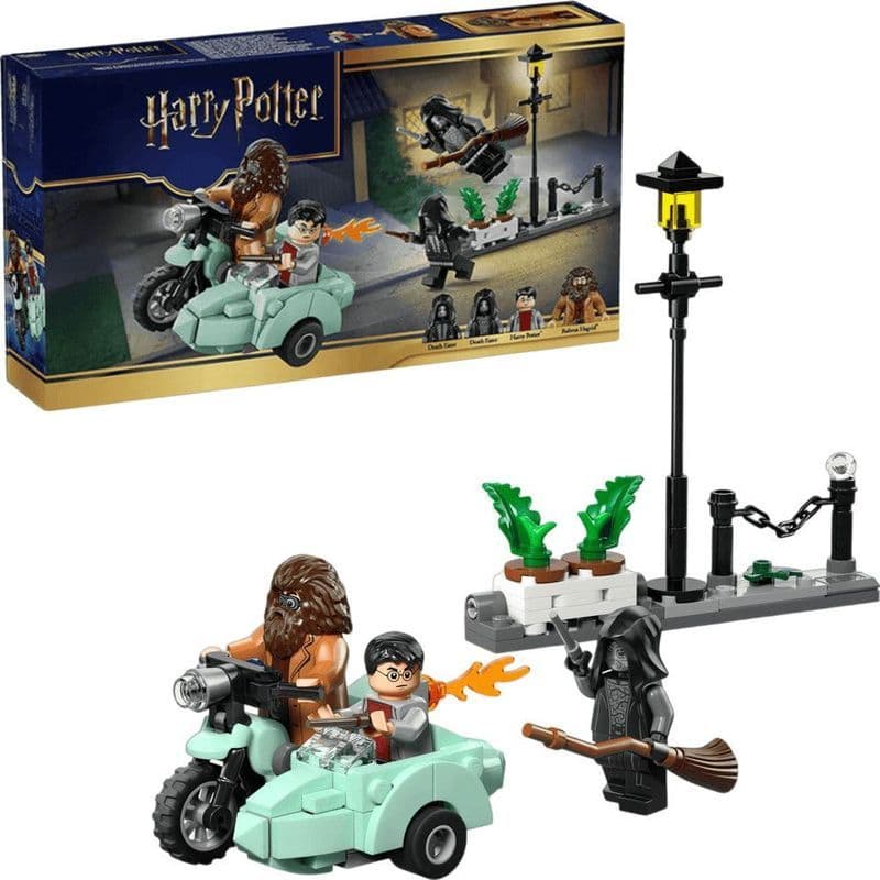 Hagrid e Harry Escape Saturação Feminina Compatível Série Lego Bloco de Construção Brinquedo Presente